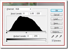 Histogram for Exposed to the Left then corrected.
